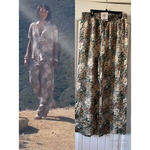 LITA by Ciara Jungle Print Wide Leg Pants